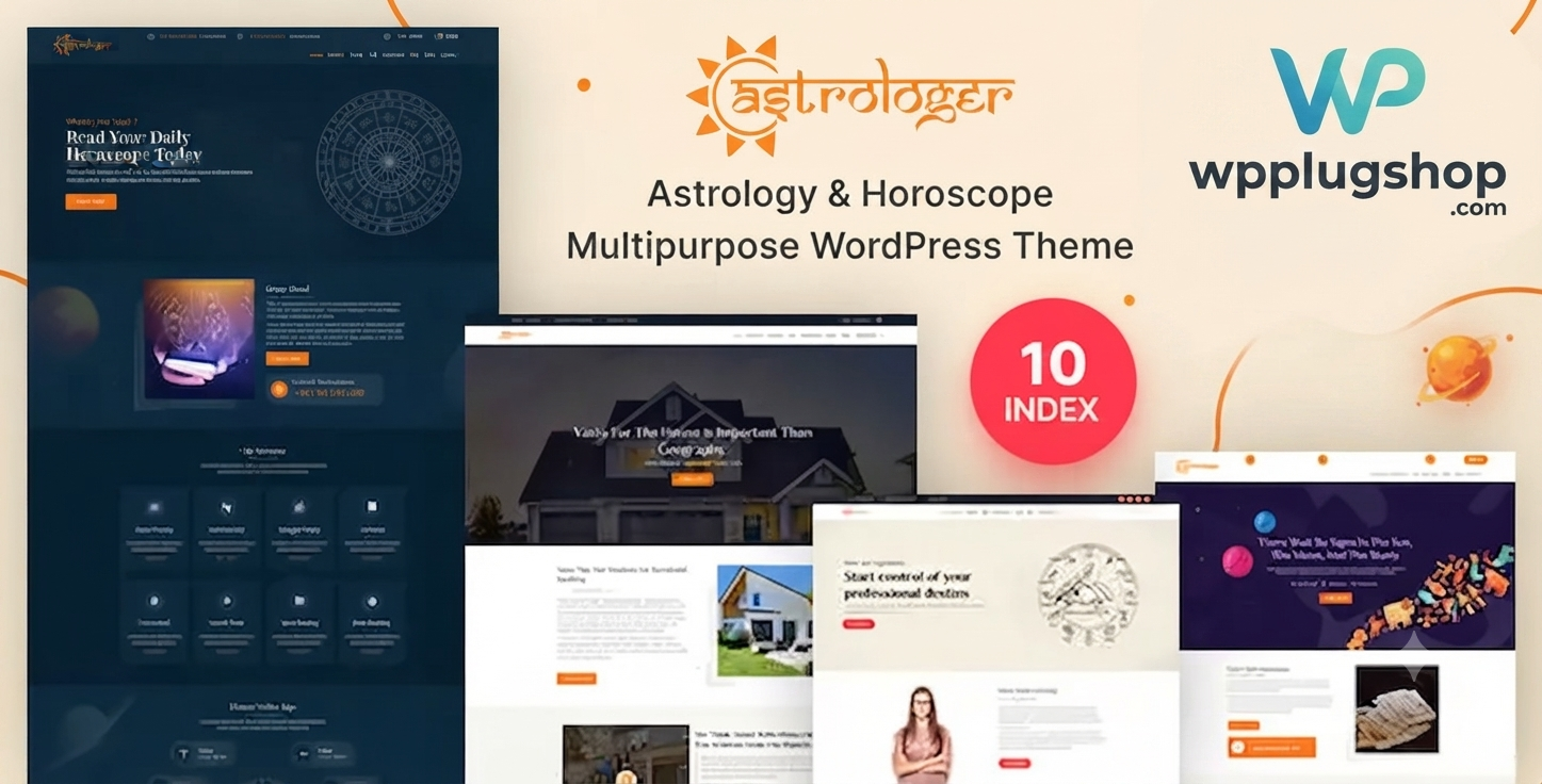 Horoscope and Astrology Theme WordPress Theme with AI Content Generator 2.4 | Elementor & WooCommerce Ready