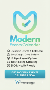 Modern Events Calendar 7.34.2 – WordPress Event Management, Booking & Ticketing Plugin