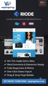 Riode 1.6.30 – Multi-Purpose WooCommerce WordPress Theme for High-Converting Online Stores