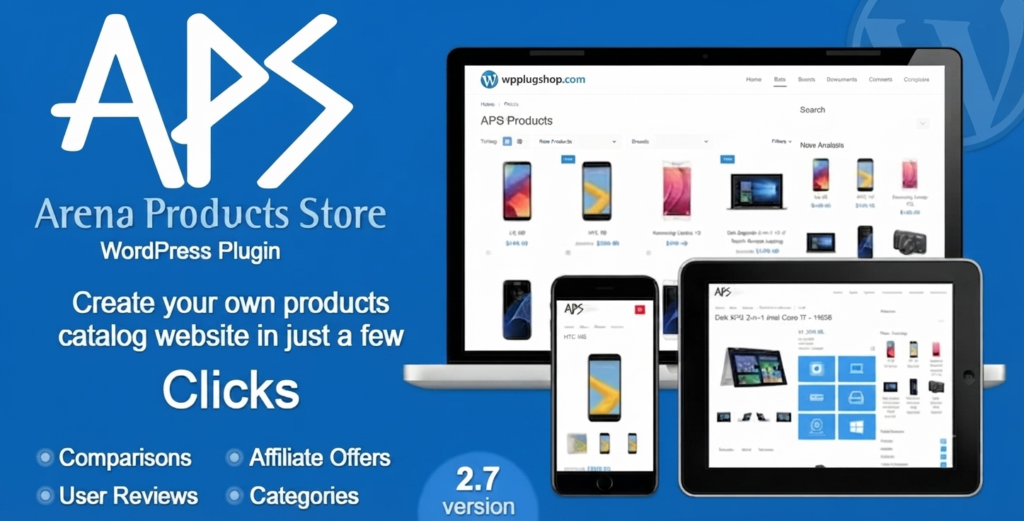 Arena Products Store – WordPress Product Catalog & Comparison Plugin