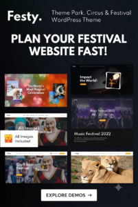 Festy Theme 1.13.0 – Theme Park, Circus, Festival & Event WordPress Theme
