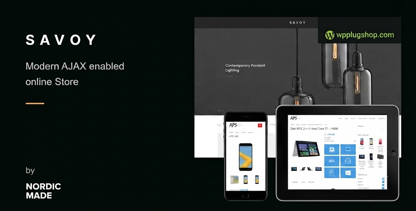 Savoy Theme – Minimalist AJAX WooCommerce WordPress Theme for Modern Online Stores