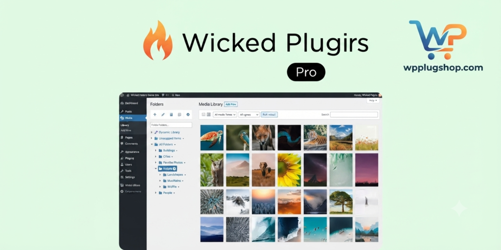 Wicked Folders Pro – WordPress Folder Organizer & Media Library Plugin