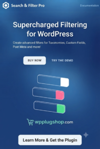 Search & Filter Pro – The Ultimate WordPress Filter Plugin