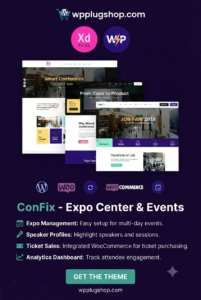 ConFix – Professional Expo & Events WordPress Theme