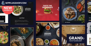 Grand Restaurant WordPress Theme 7.0.9 – Restaurant, Cafe & WooCommerce Theme