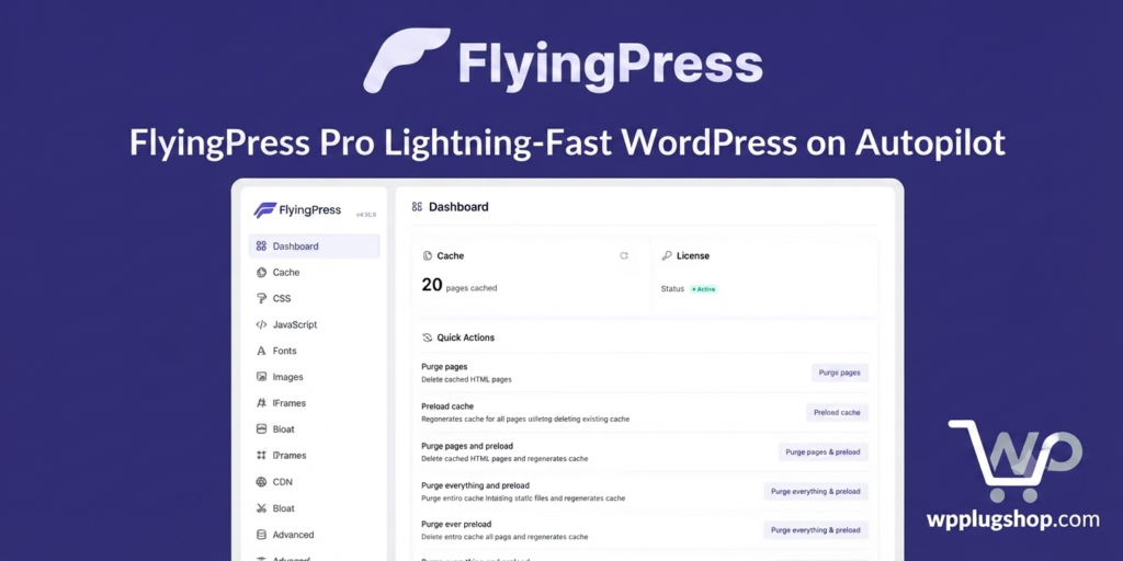 FlyingPress Pro – WordPress Speed Optimization & Caching Plugin