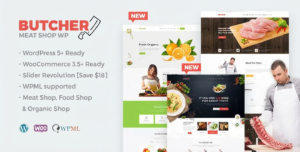 Butcher – Meat Shop WooCommerce WordPress Theme for Online Meat & Organic Stores