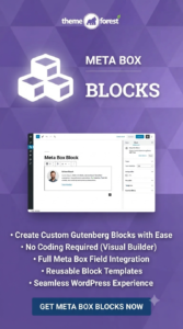 Meta Box Blocks Addon 1.7.6 | Gutenberg Block Builder Plugin