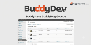 BuddyPress BuddyBlog Groups 1.0.0-RC-14 – Frontend Group Blogging Plugin for WordPress