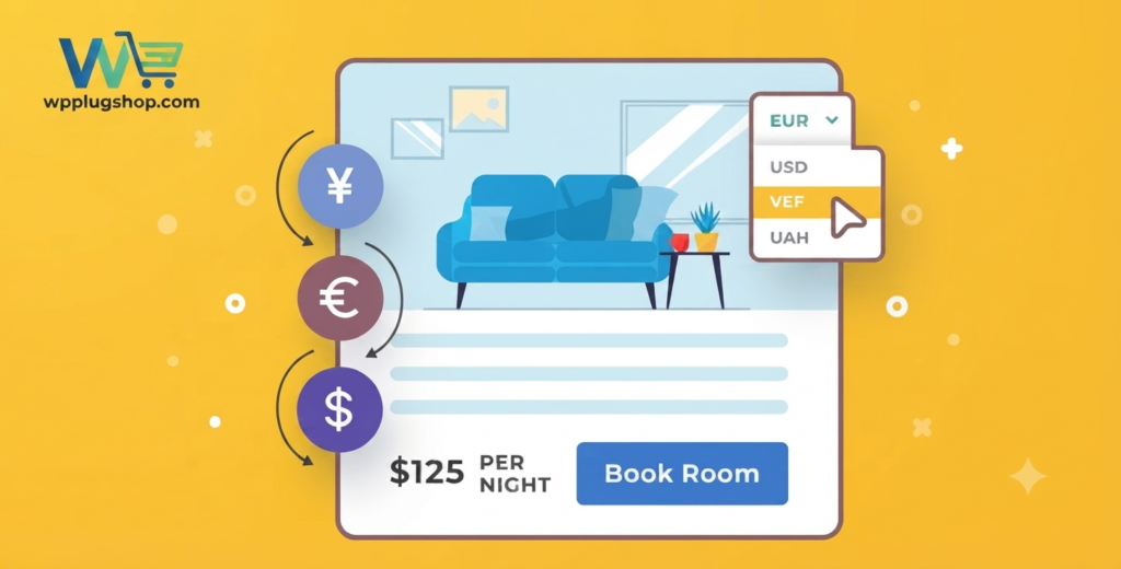 MotoPress Hotel Booking Multi Currency 1.2.8 – Hotel Currency Switcher Plugin