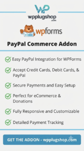 WPForms PayPal Commerce Addon – Accept PayPal & Card Payments in WordPress Forms