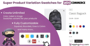 Super Product Variation Swatches for WooCommerce – Color, Image & Label Swatches Plugin