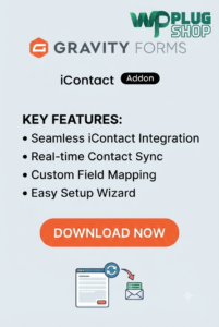 ✅ Gravity Forms iContact Addon – WordPress Email Marketing Integration Plugin