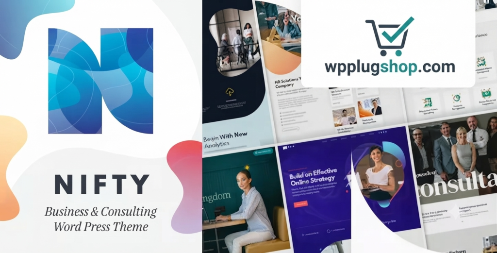 Nifty Business Consulting WordPress Theme – Corporate Website Solution