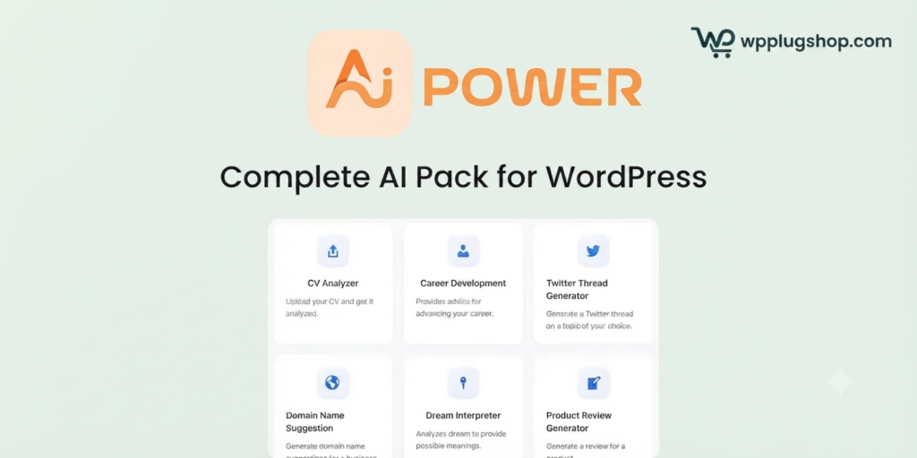 AI Power: Complete AI Pack for WordPress – Content & SEO Automation
