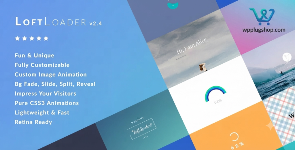 LoftLoader Pro 2.5 – Preloader Plugin for WordPress
