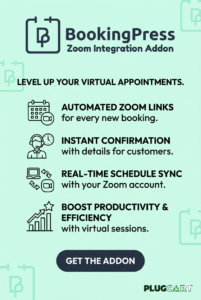 BookingPress Zoom Integration Addon – Automate Zoom Meetings for WordPress Appointments