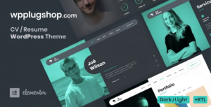 Myour Theme – CV WordPress Theme 1.5.7 | Elementor Resume & Portfolio Theme