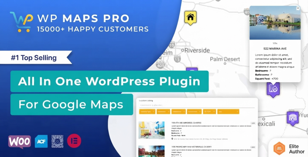 Advanced Google Maps Plugin for WordPress – Interactive Map & Location Directory Plugin
