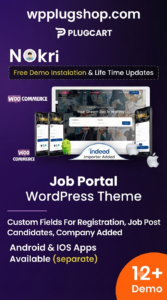 Nokri Theme 1.6.4 – Job Board WordPress Theme for Recruitment Portals