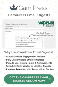 GamiPress Email Digests Add-On – WordPress Gamification Email Automation