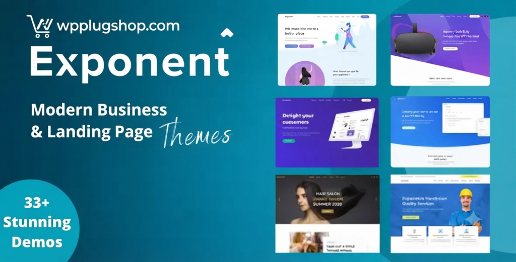 Exponent WordPress Theme GPL – Modern Multi-Purpose Business Theme