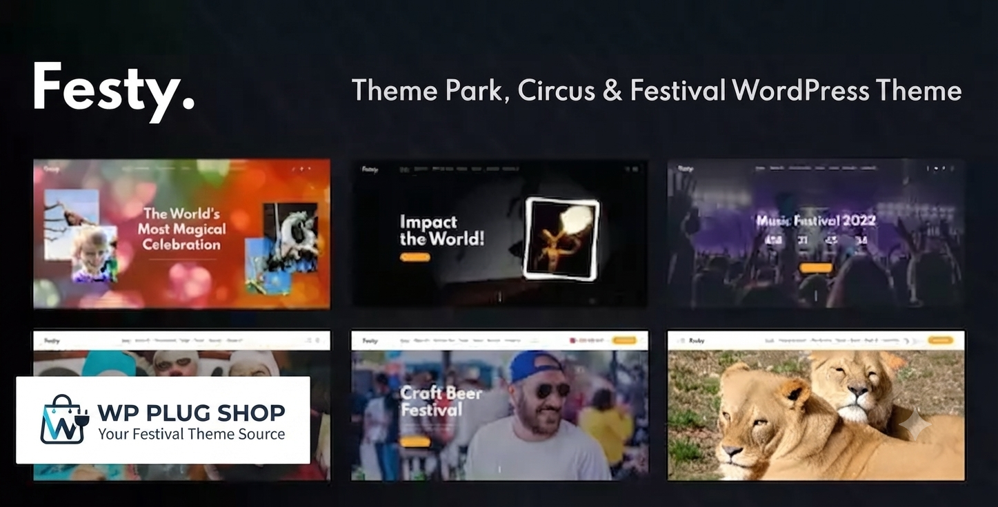 Festy Theme 1.13.0 – Theme Park, Circus, Festival & Event WordPress Theme