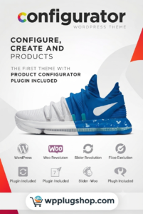 WP Configurator WooCommerce WordPress Theme – Product Customization Ecommerce Theme