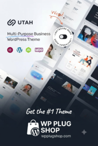 Utah Multi-Purpose Business WordPress Theme for Elementor & WooCommerce