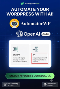 AutomatorWP OpenAI Integration Add-on – WordPress AI Automation & ChatGPT Workflow Plugin