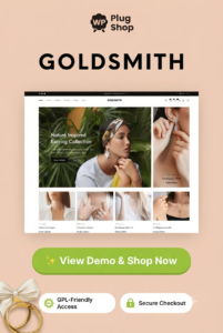 GoldSmith – Jewelry Store WooCommerce Elementor Theme