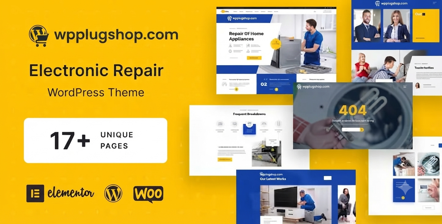 MrFix Theme – Appliances Repair Services Elementor WordPress Theme