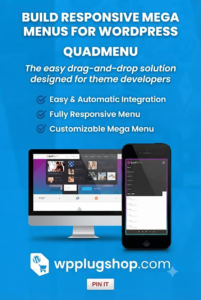 QuadMenu – Advanced WordPress Mega Menu & Responsive Navigation Plugin for WooCommerce