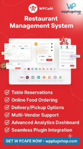 Table Reservation, Food Menu & Online Food Ordering for WooCommerce 3.0.6 – Complete Restaurant Management System