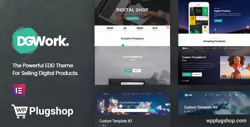 DGWork – Premium Easy Digital Downloads WordPress Theme