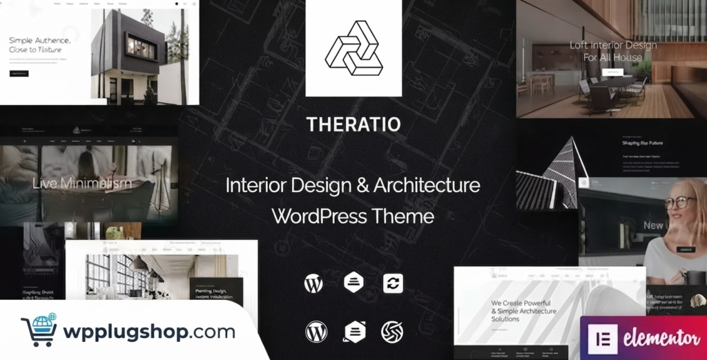 Theratio Architecture & Interior Design Elementor WordPress Theme