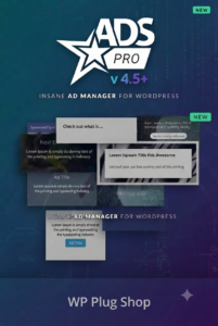Ads Pro Plugin – Multi-Purpose WordPress Advertising Manager & Monetization Tool