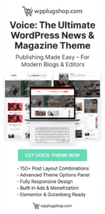 Voice – News Magazine WordPress Theme | Responsive Newspaper, Blog & Editorial WP Theme