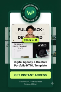 Axtra Theme – Digital Agency Creative Portfolio WordPress Theme