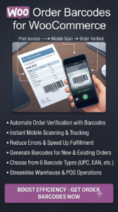 WooCommerce Order Barcodes 2.0.4 – Barcode & QR Code Generator Plugin