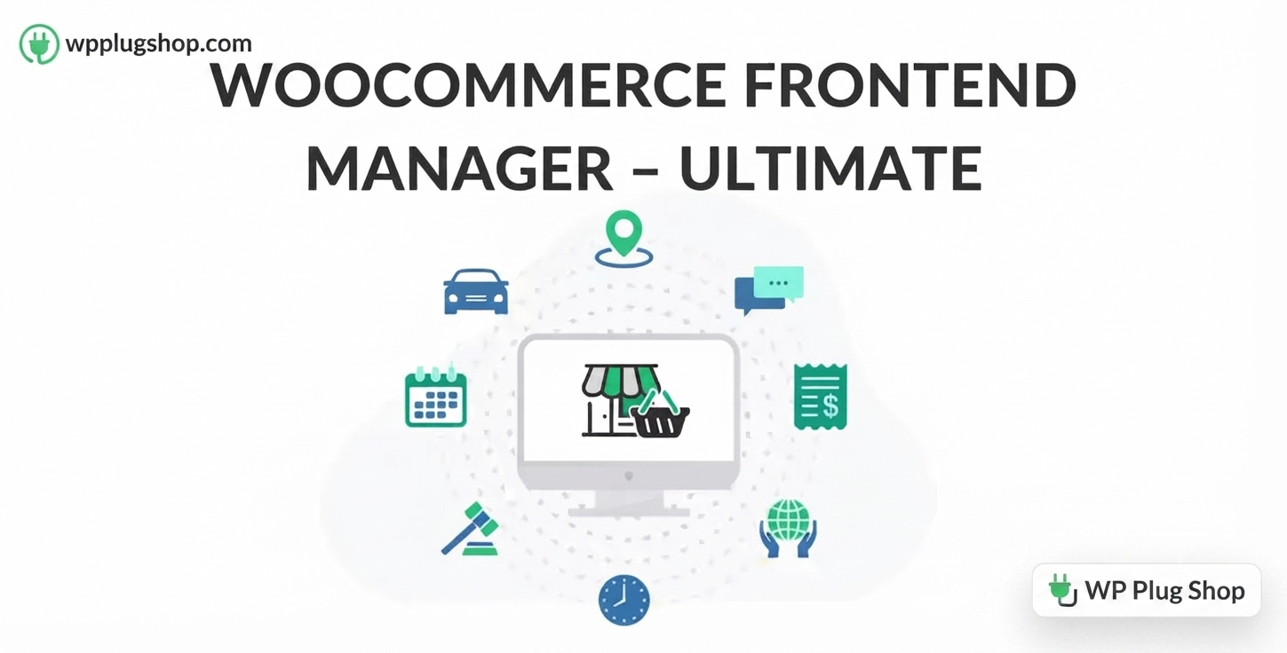 WCFM WooCommerce Frontend Manager Ultimate – Multi Vendor Marketplace & Frontend Vendor Dashboard