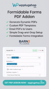 WPForms PDF Addon 1.3.0 – WordPress Form PDF Generator Plugin