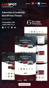 CarSpot – Dealership & Classifieds WordPress Theme