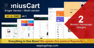 GeniusCart: Professional Multi-Vendor eCommerce System for Digital & Physical Marketplaces