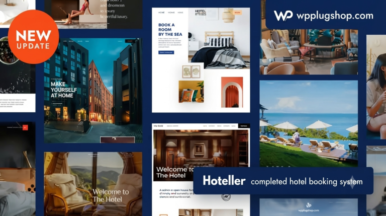 Hoteller Hotel Booking & Travel WordPress Theme