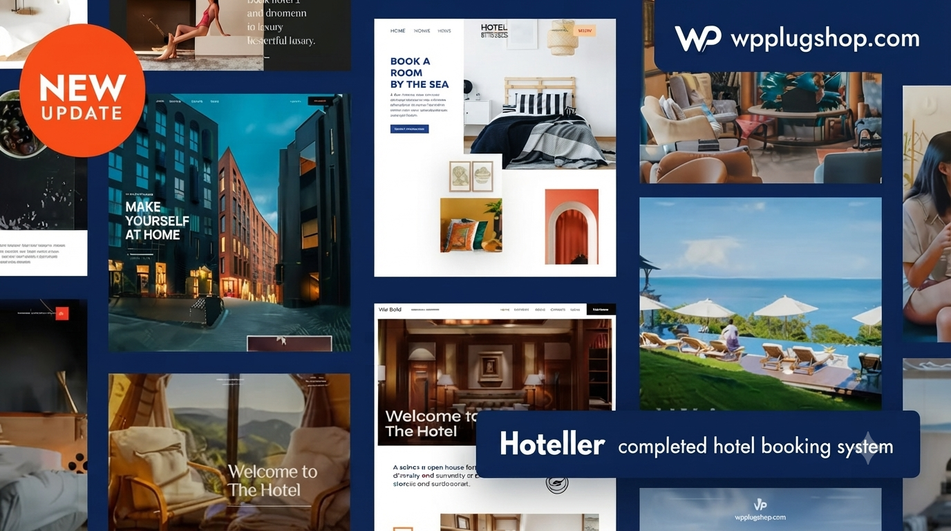 Hoteller Hotel Booking & Travel WordPress Theme