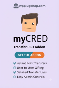 myCred Transfer Plus Add-on – Advanced WordPress Points Transfer Plugin