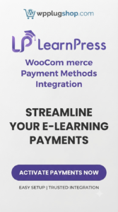 LearnPress WooCommerce Payment Methods Integration – WooCommerce Checkout for LearnPress Courses
