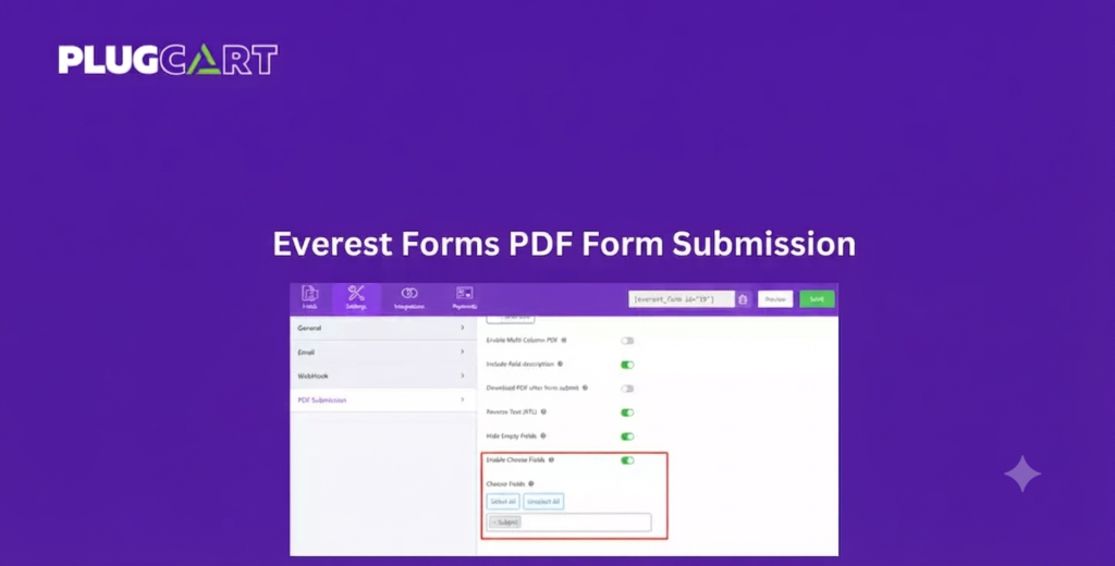Everest Forms PDF Form Submission – Generate PDF from WordPress Forms